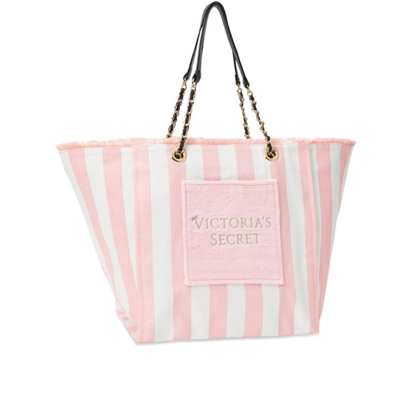 Victoria's Secret Handbags - Victoria's Secret Striped Tote